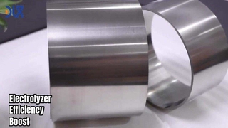 เพิ่มประสิทธิภาพอิเล็กโทรไลเซอร์ด้วยแถบ NiCr