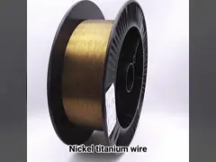 สายไนติโนลความบริสุทธิ์สูงสําหรับอุปกรณ์การแพทย์ ASTM F2063